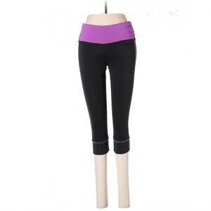 New Balance Women's Active Capris - M - Black & Purple